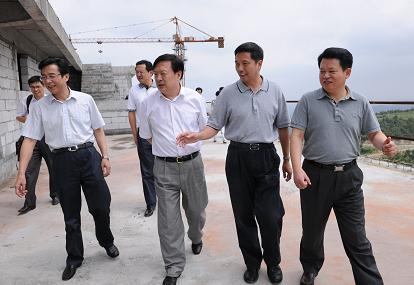 浙江省委副書記夏寶龍考察大香林二期工程